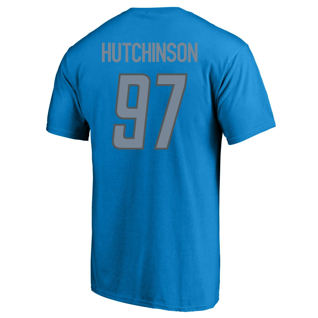 Aidan Hutchinson Detroit Lions Big & Tall Player Name & Number T-Shirt Blue - Fanatics