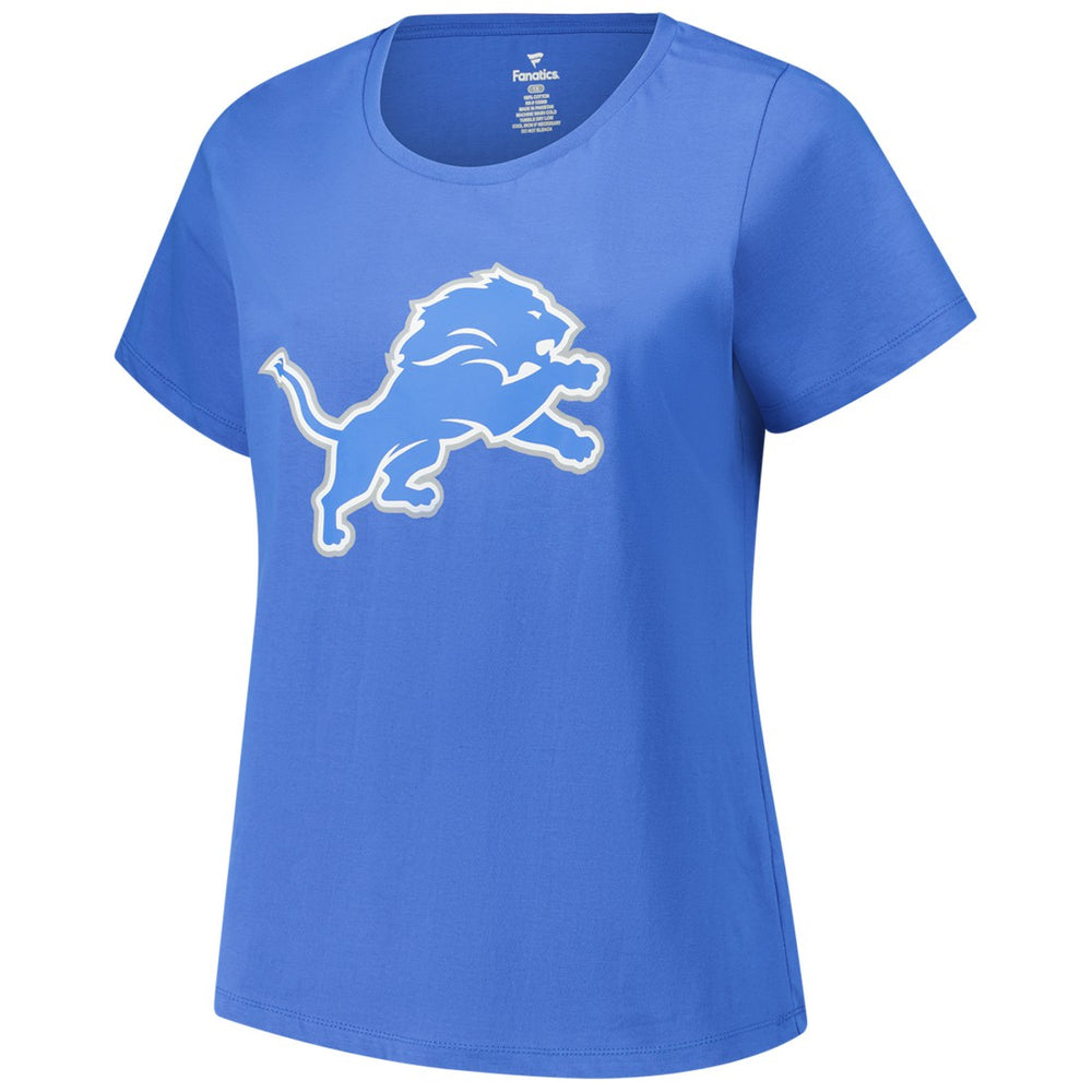 Aidan Hutchinson Detroit Lions Women's Plus Size Fair Catch Name & Number Scoop Neck T-Shirt Blue - NFL