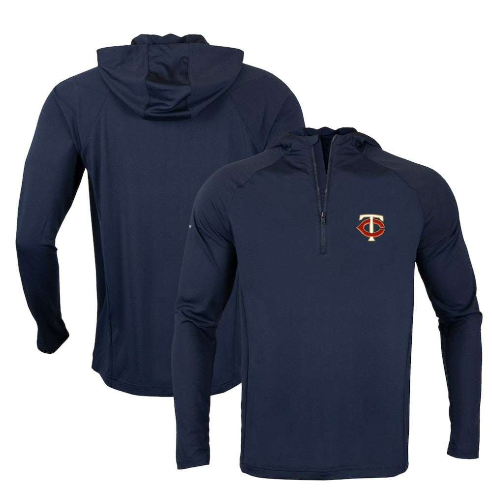 Minnesota Twins Levelwear Zander Insignia Core Quarter-Zip Pullover Hoodie Sale