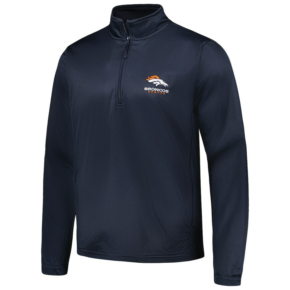 Denver Broncos Dunbrooke All-Star Tech Quarter-Zip Top Navy - NFL
