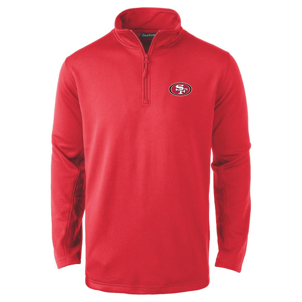 San Francisco 49ers Dunbrooke All-Star Tech Quarter-Zip Top Scarlet - NFL