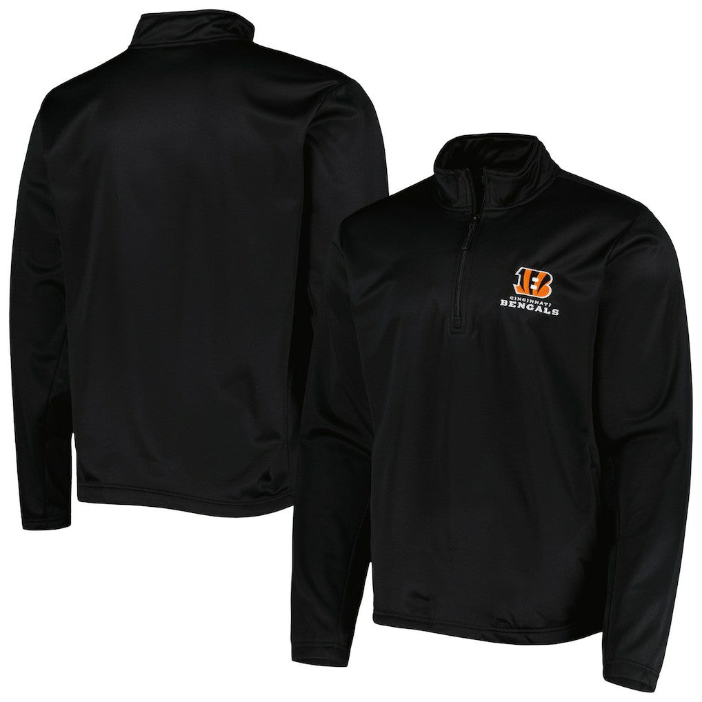 Cincinnati Bengals Dunbrooke All-Star Tech Quarter-Zip Top Black - NFL