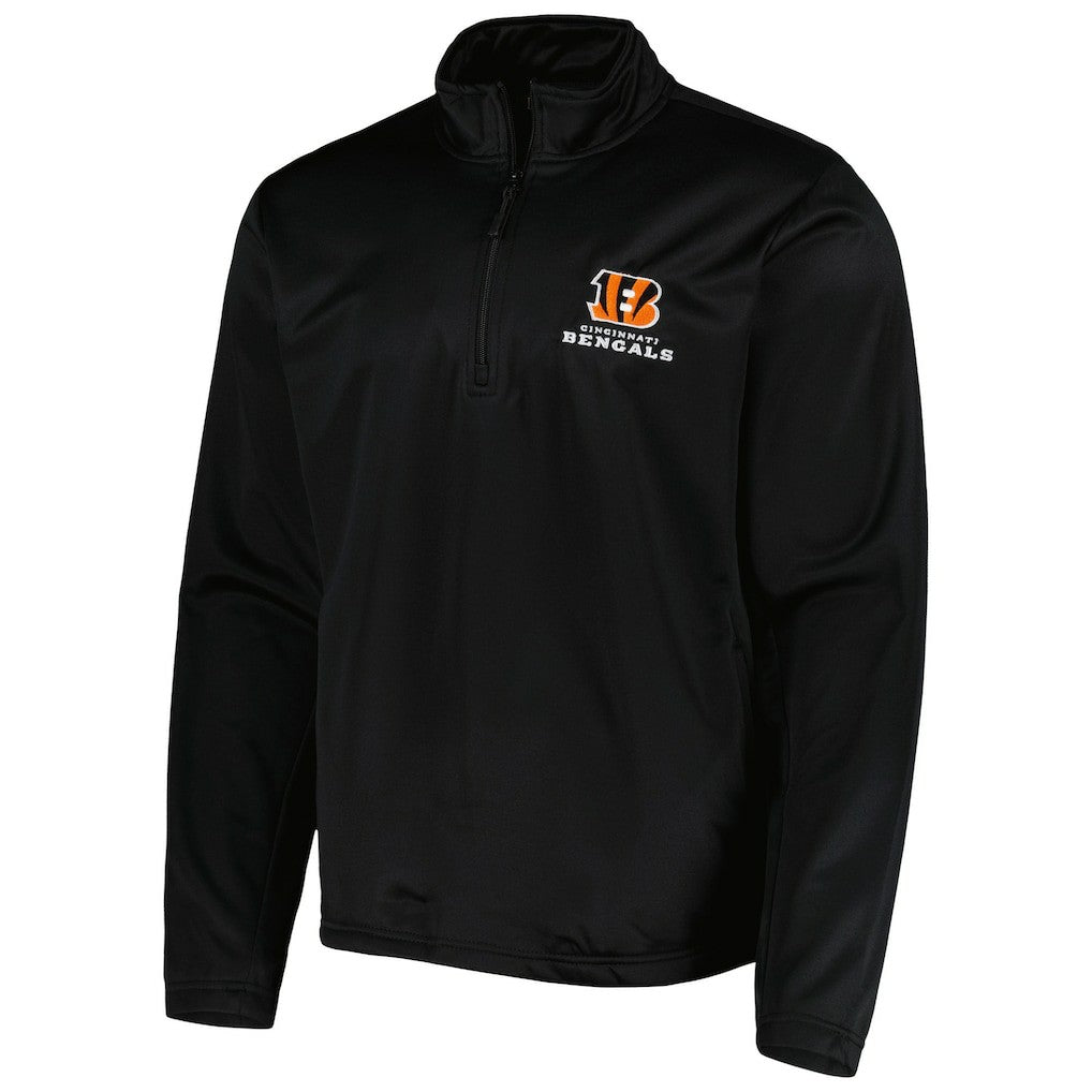 Cincinnati Bengals Dunbrooke All-Star Tech Quarter-Zip Top Black - NFL
