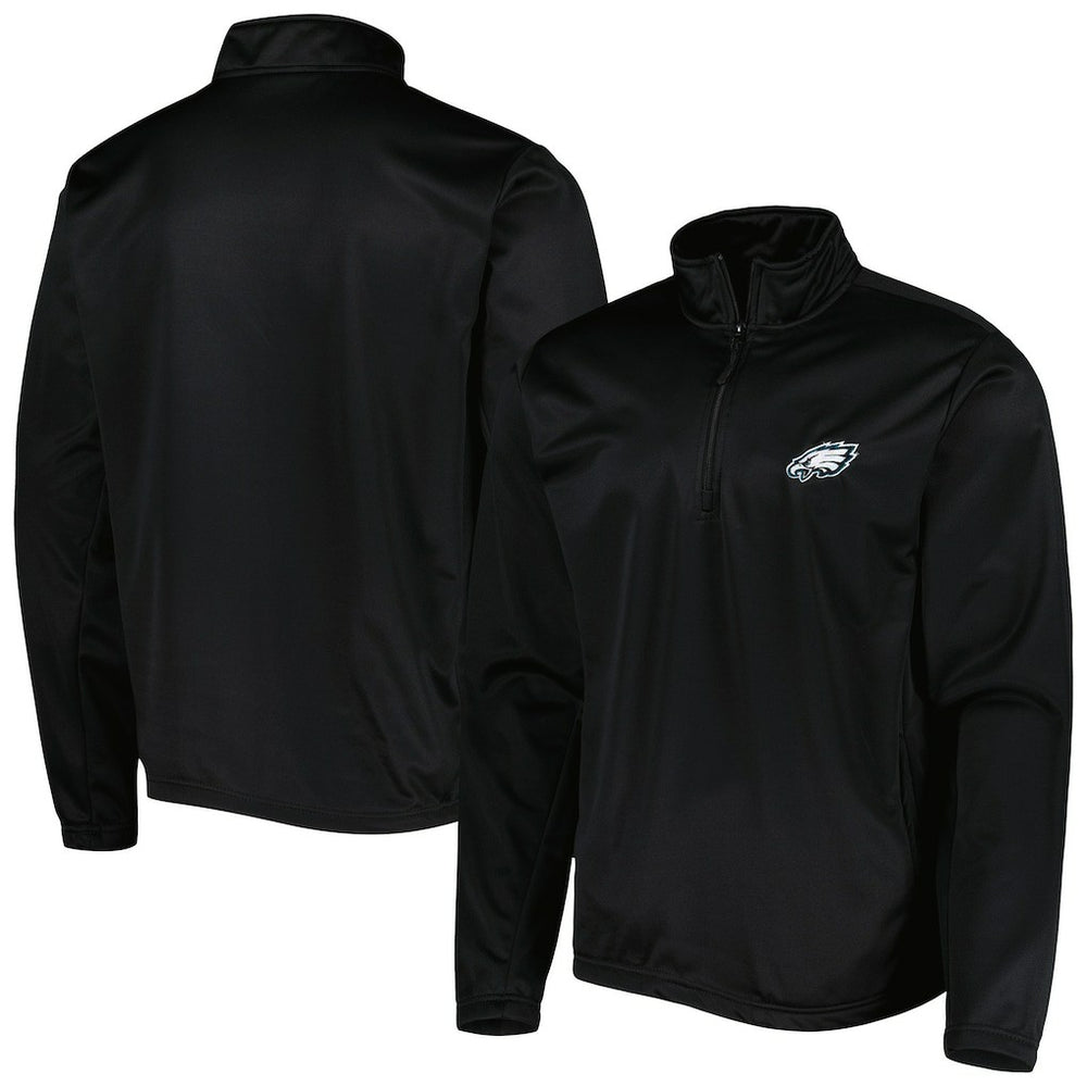 Philadelphia Eagles Dunbrooke All-Star Tech Quarter-Zip Top Black - NFL