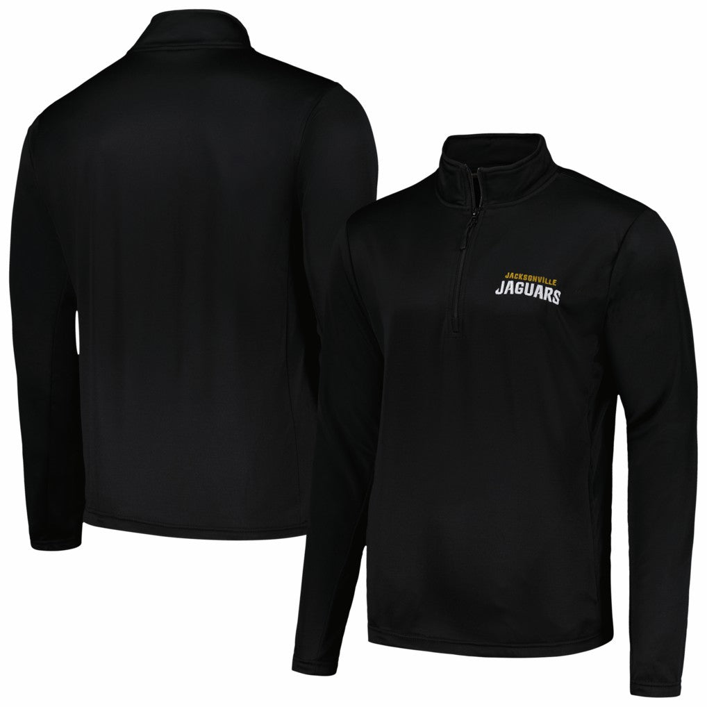 Jacksonville Jaguars Dunbrooke All-Star Tech Quarter-Zip Top Black - NFL