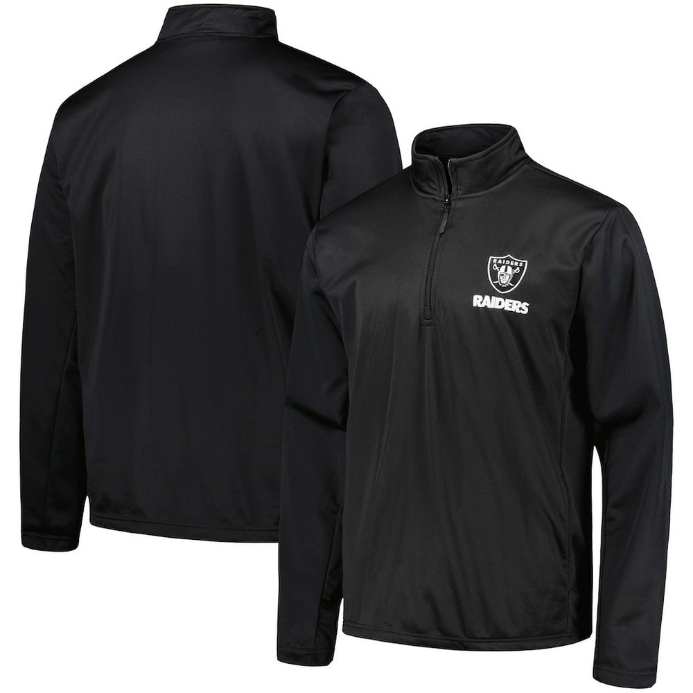 Las Vegas Raiders Dunbrooke All-Star Tech Quarter-Zip Top Black - NFL