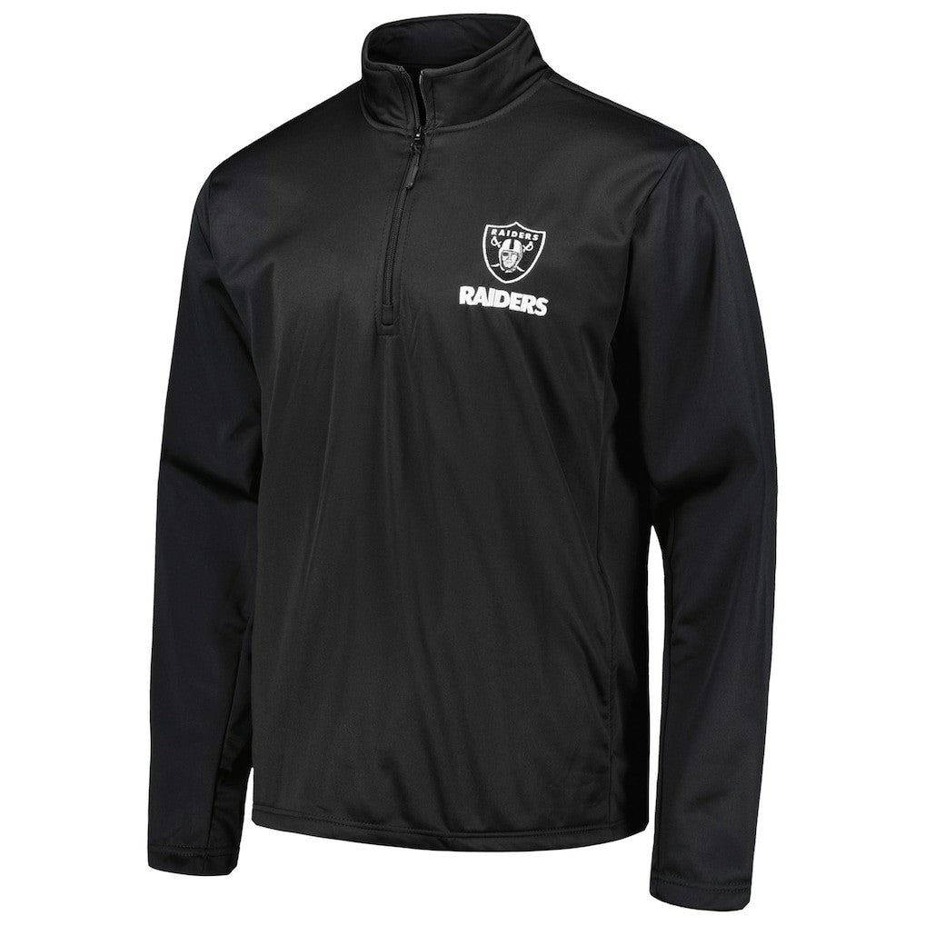 Las Vegas Raiders Dunbrooke All-Star Tech Quarter-Zip Top Black - NFL