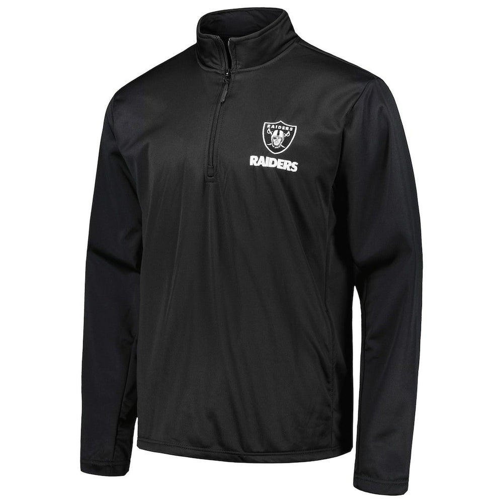 Las Vegas Raiders Dunbrooke All-Star Tech Quarter-Zip Top Black - NFL