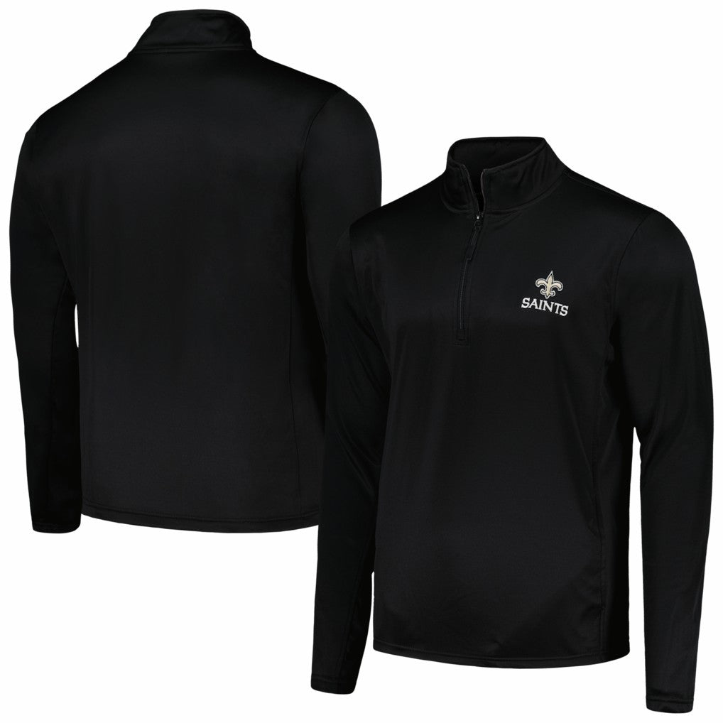 New Orleans Saints Dunbrooke All-Star Tech Quarter-Zip Top Black - NFL