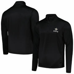 New Orleans Saints Dunbrooke All-Star Tech Quarter-Zip Top Black - NFL
