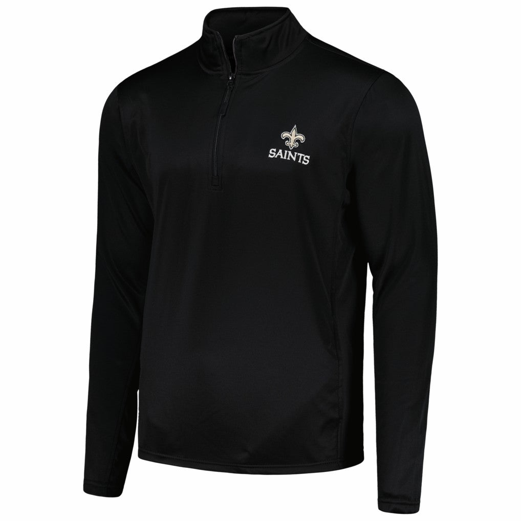 New Orleans Saints Dunbrooke All-Star Tech Quarter-Zip Top Black - NFL