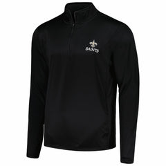 New Orleans Saints Dunbrooke All-Star Tech Quarter-Zip Top Black - NFL