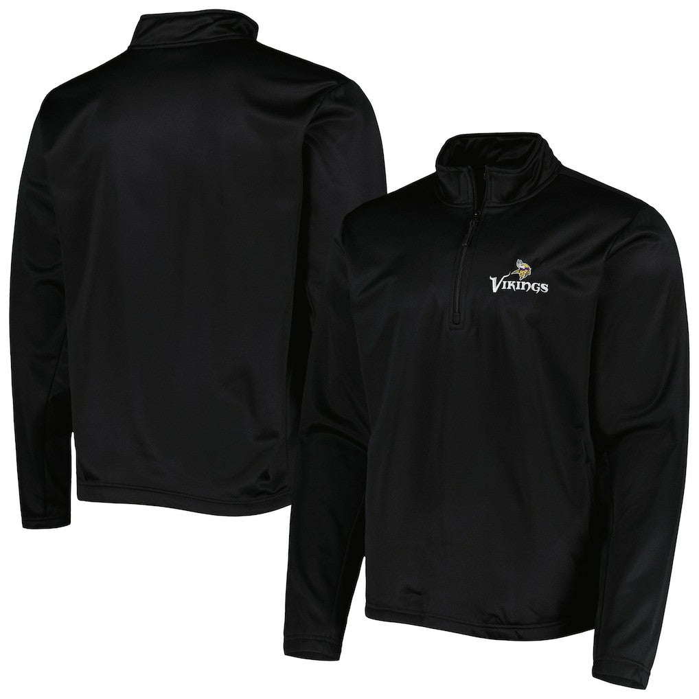 Minnesota Vikings Dunbrooke All-Star Tech Quarter-Zip Top Black - NFL