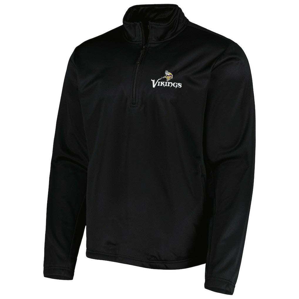 Minnesota Vikings Dunbrooke All-Star Tech Quarter-Zip Top Black - NFL