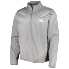 Detroit Lions Dunbrooke All-Star Tech Quarter-Zip Top Heather Gray - NFL