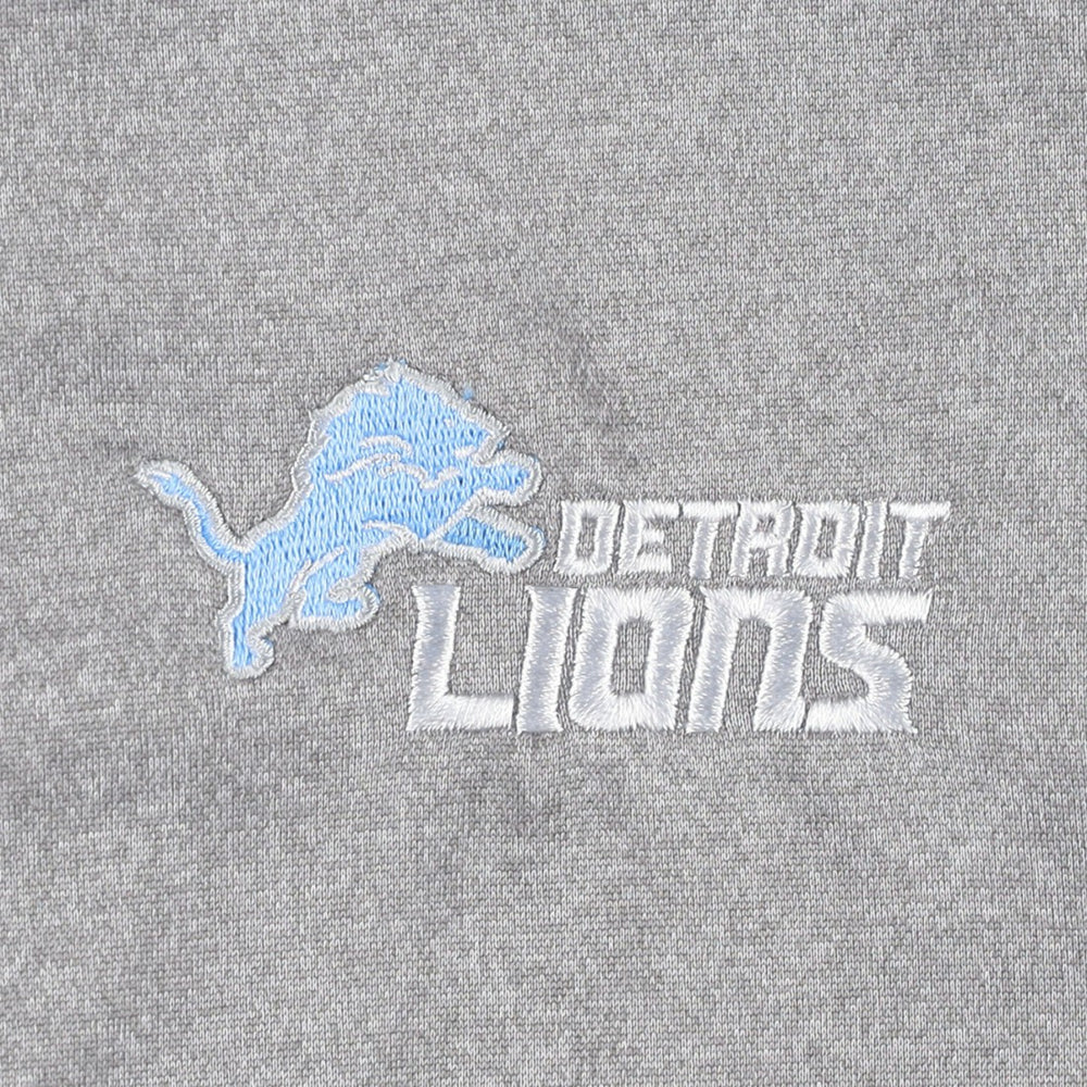 Detroit Lions Dunbrooke All-Star Tech Quarter-Zip Top Heather Gray - NFL
