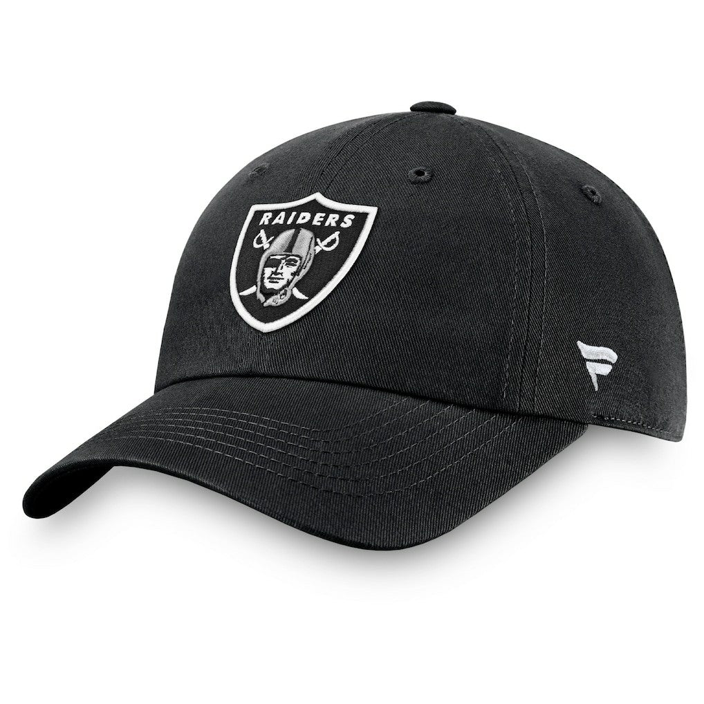 Las Vegas Raiders Fundamental Adjustable Hat Black - Fanatics