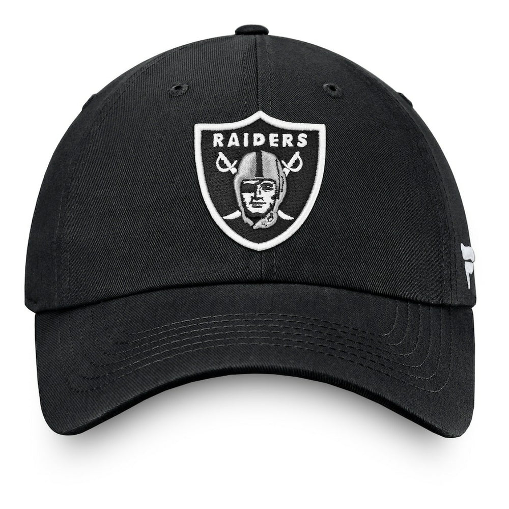Las Vegas Raiders Fundamental Adjustable Hat Black - Fanatics
