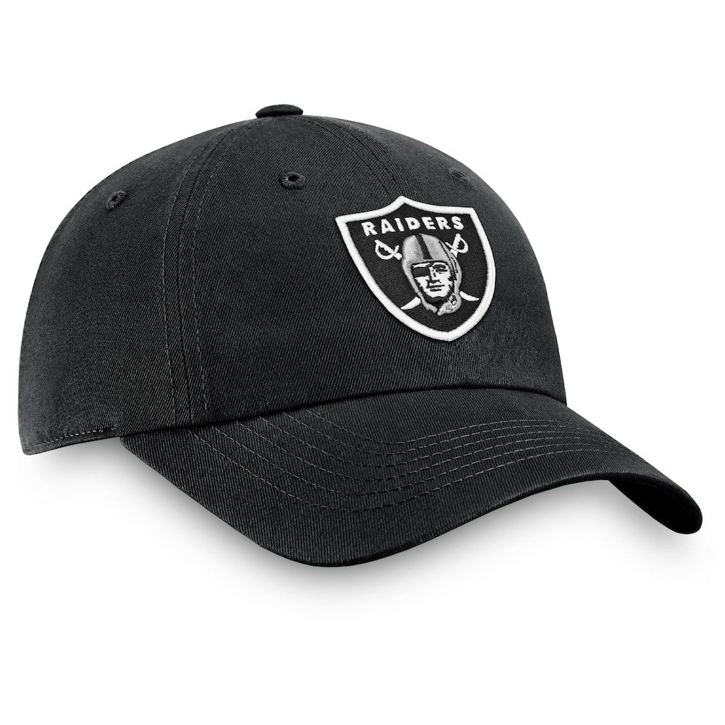 Las Vegas Raiders Fundamental Adjustable Hat Black - Fanatics