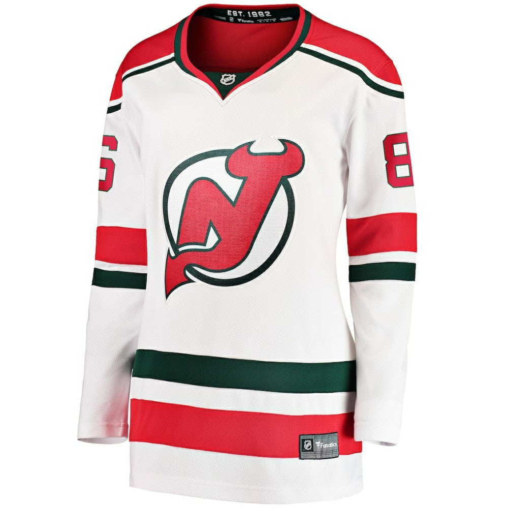 Jack Hughes New Jersey Devils - Fanatics Women's Alternate Breakaway Jersey White