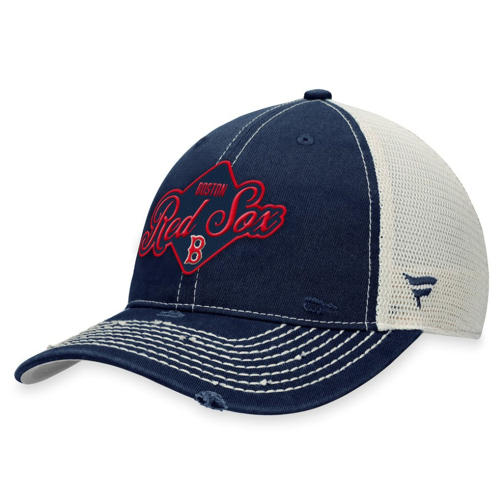 Boston Red Sox Fanatics Heritage Trucker Snapback Hat for sale
