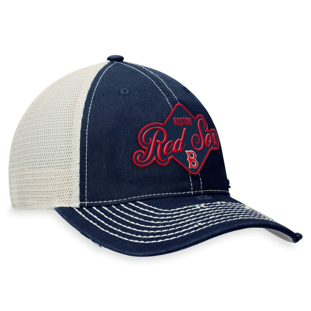 Boston Red Sox Fanatics Heritage Trucker Snapback Hat for sale
