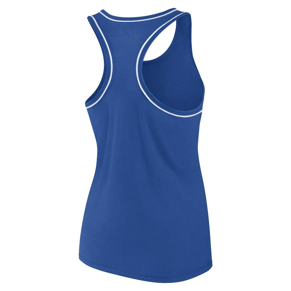 Fanatics - Philadelphia 76ers Women's Wordmark Logo Racerback Tank Top - Royal