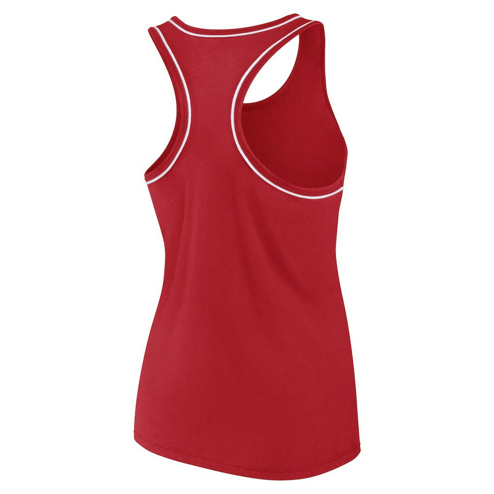 Fanatics - Chicago Bulls Women's Wordmark Logo Racerback Tank Top - Red