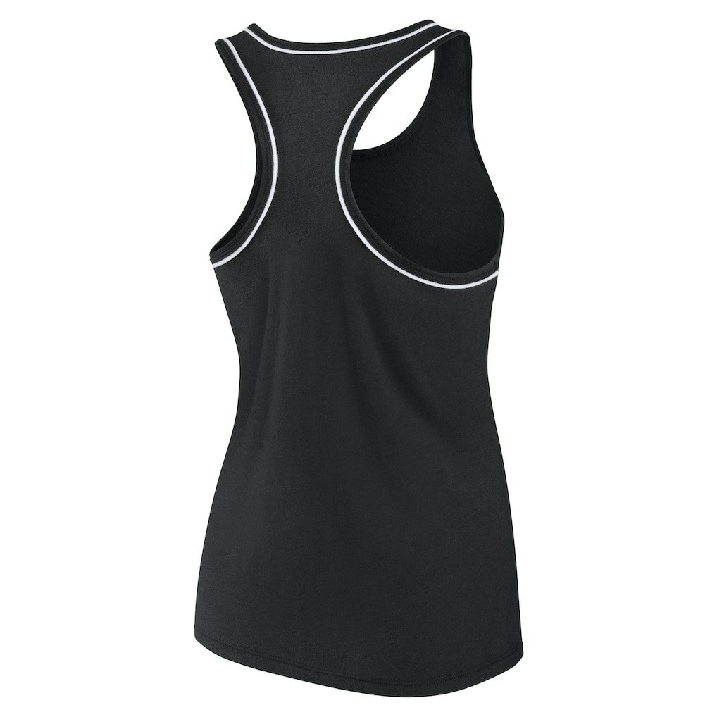 Fanatics - Brooklyn Nets Women's Wordmark Logo Racerback Tank Top - Black