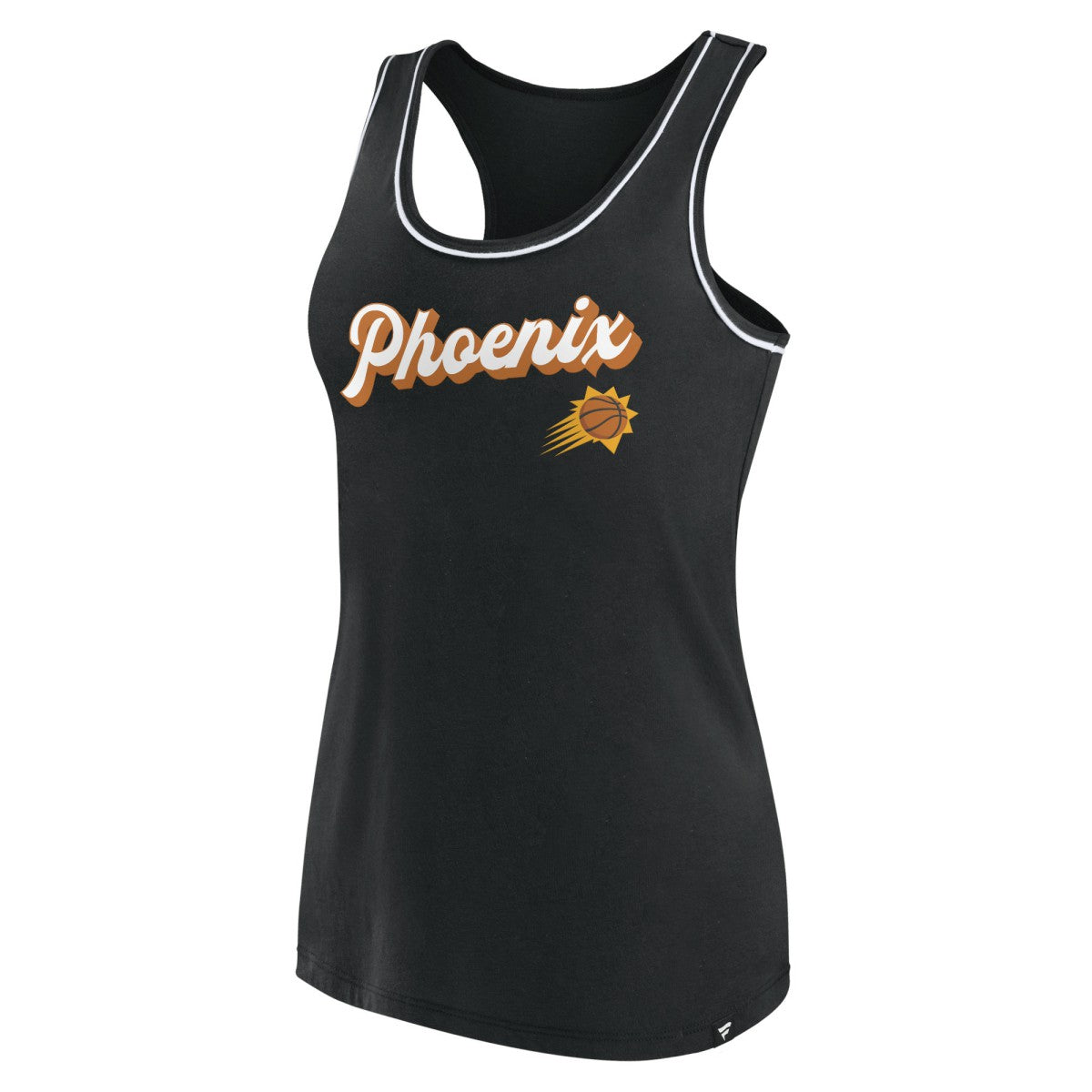 Fanatics - Phoenix Suns Women's Wordmark Logo Racerback Tank Top - Black