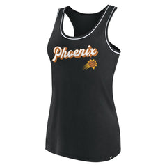 Fanatics - Phoenix Suns Women's Wordmark Logo Racerback Tank Top - Black