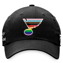 St. Louis Blues - Fanatics Team Logo Pride Adjustable Hat Black