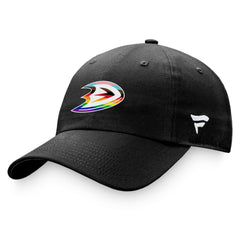 Anaheim Ducks - Fanatics Team Logo Pride Adjustable Hat Black