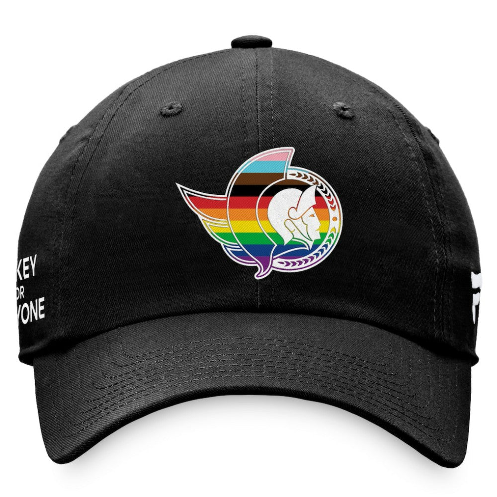 Ottawa Senators - Fanatics Team Logo Pride Adjustable Hat Black