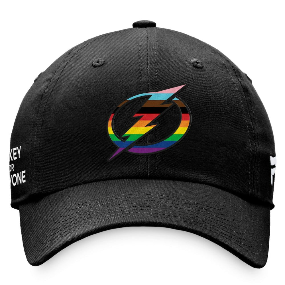 Tampa Bay Lightning - Fanatics Team Logo Pride Adjustable Hat Black
