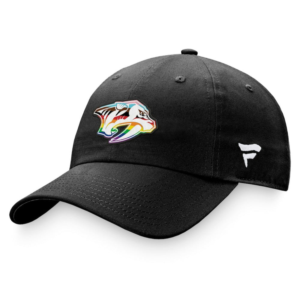 Nashville Predators - Fanatics Team Logo Pride Adjustable Hat Black