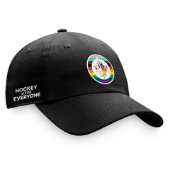 Winnipeg Jets - Fanatics Team Logo Pride Adjustable Hat Black