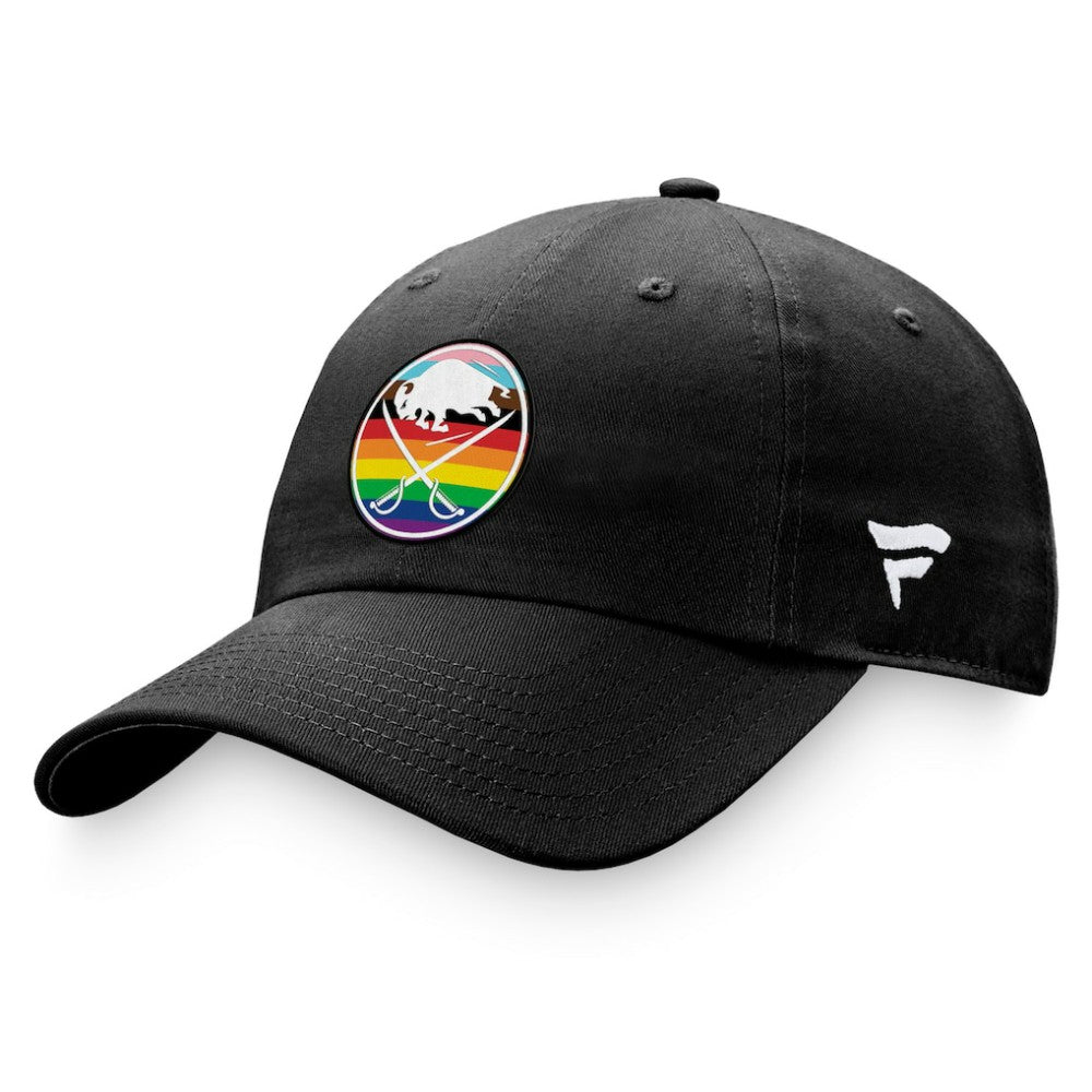Buffalo Sabres - Fanatics Team Logo Pride Adjustable Hat Black