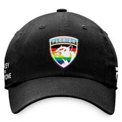 Florida Panthers - Fanatics Team Logo Pride Adjustable Hat Black