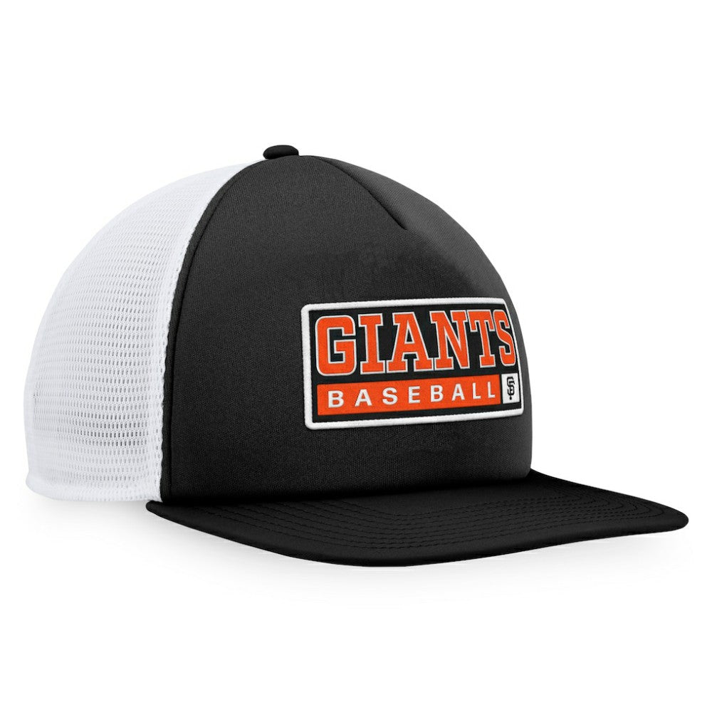 San Francisco Giants Majestic Foam Trucker Snapback Hat discount