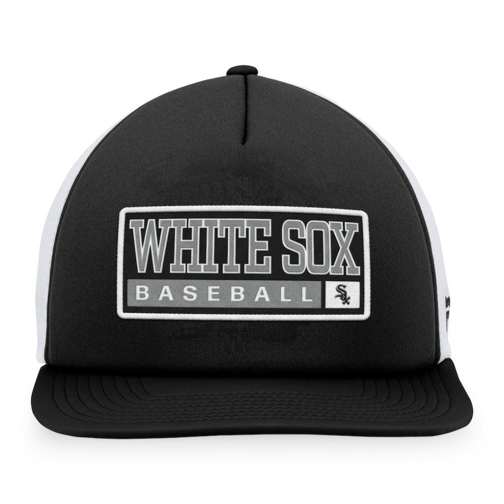 Chicago White Sox Majestic Foam Trucker Snapback Hat Lifestyle