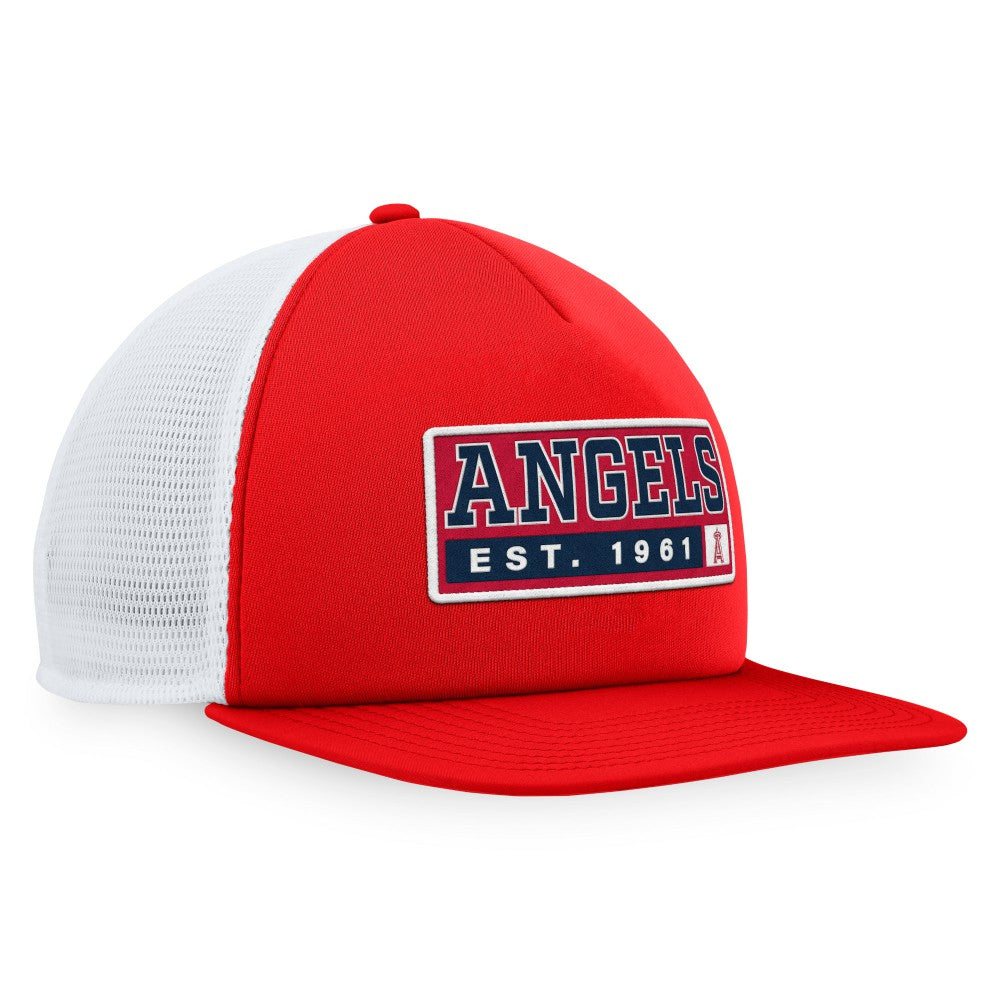 Los Angeles Angels Majestic Foam Trucker Snapback Hat for sale