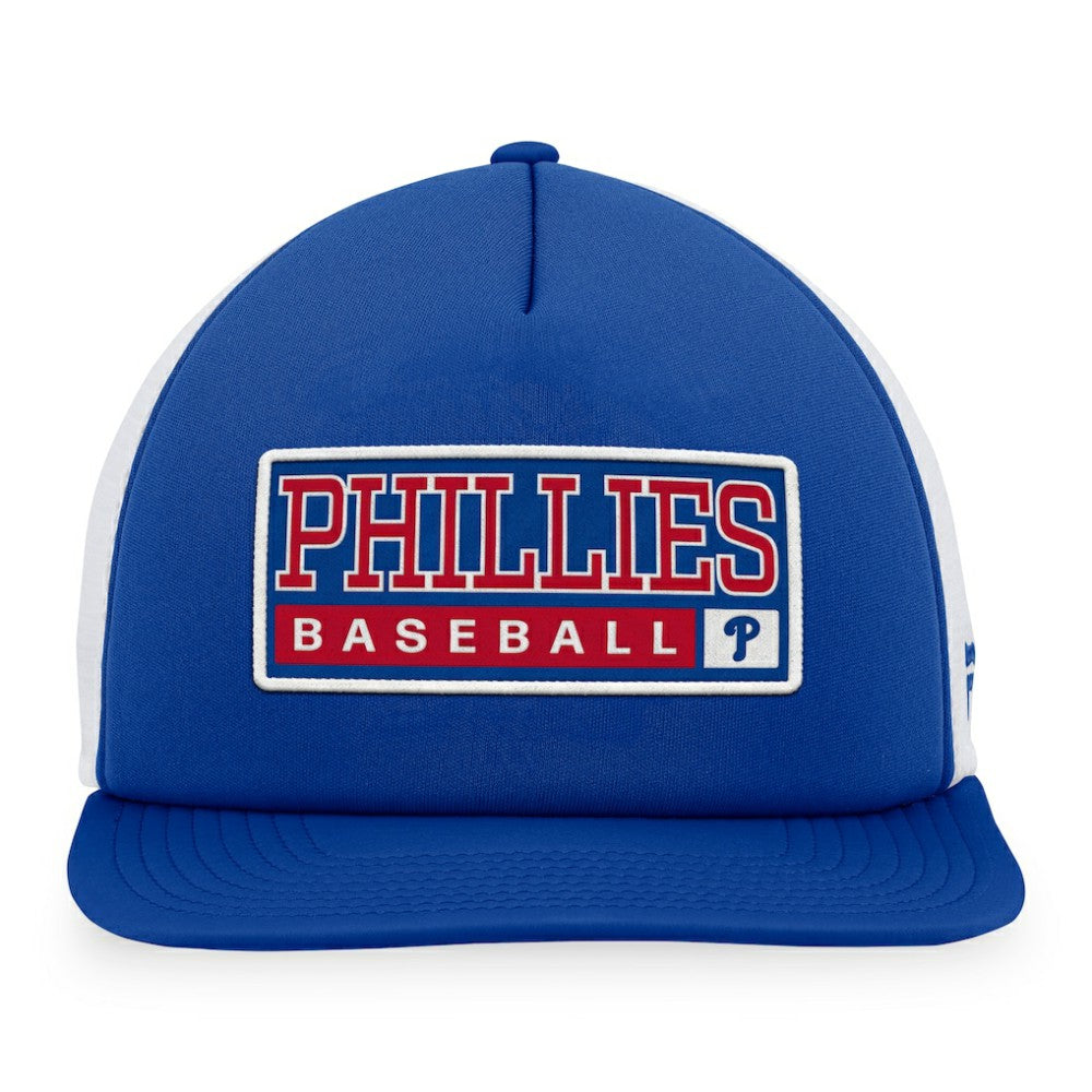 Philadelphia Phillies Majestic Foam Trucker Snapback Hat Lifestyle