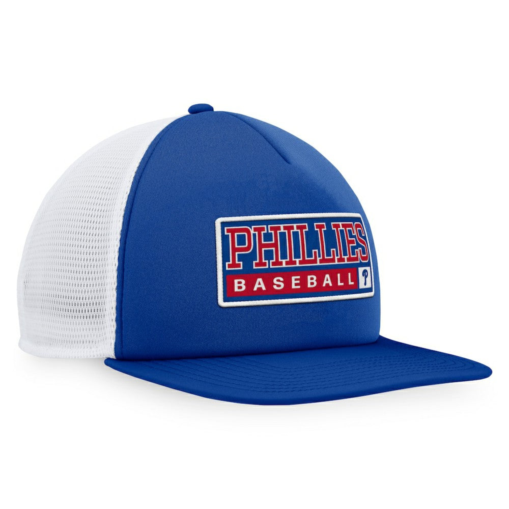 Philadelphia Phillies Majestic Foam Trucker Snapback Hat Lifestyle