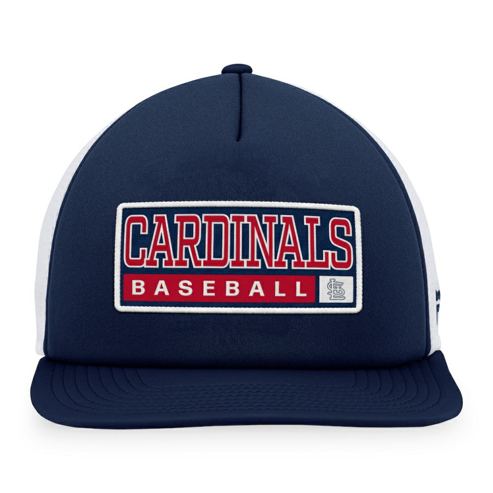 St. Louis Cardinals Majestic Foam Trucker Snapback Hat On Sale
