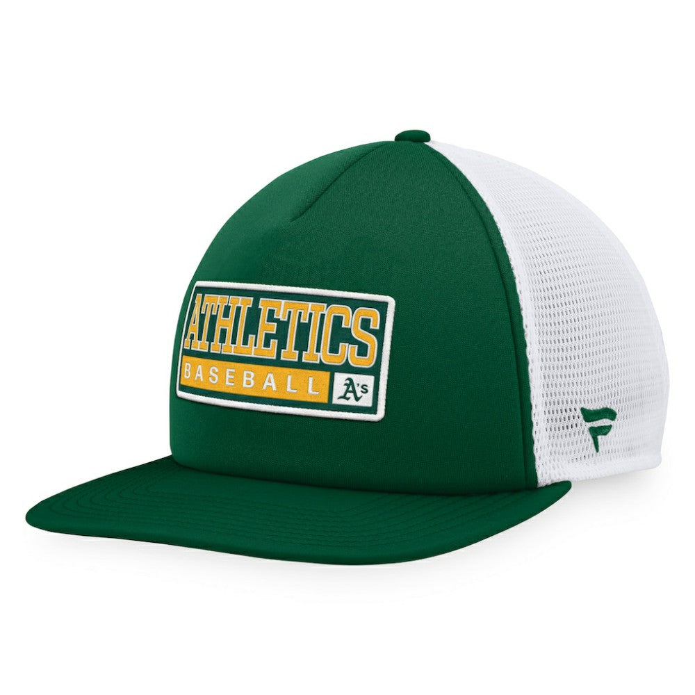 Athletics Majestic Foam Trucker Snapback Hat Sale