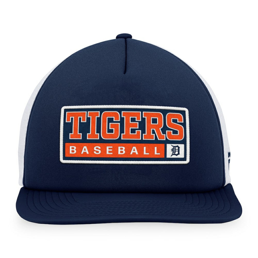 Detroit Tigers Majestic Foam Trucker Snapback Hat Clearance