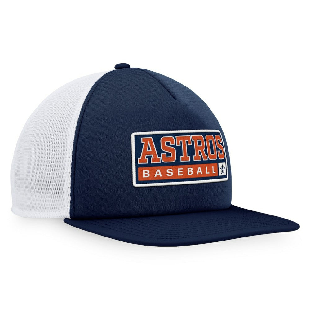 Houston Astros Majestic Foam Trucker Snapback Hat On Sale