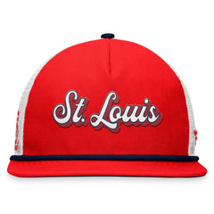 St. Louis Cardinals Fanatics Heritage Golfer Snapback Hat On Sale