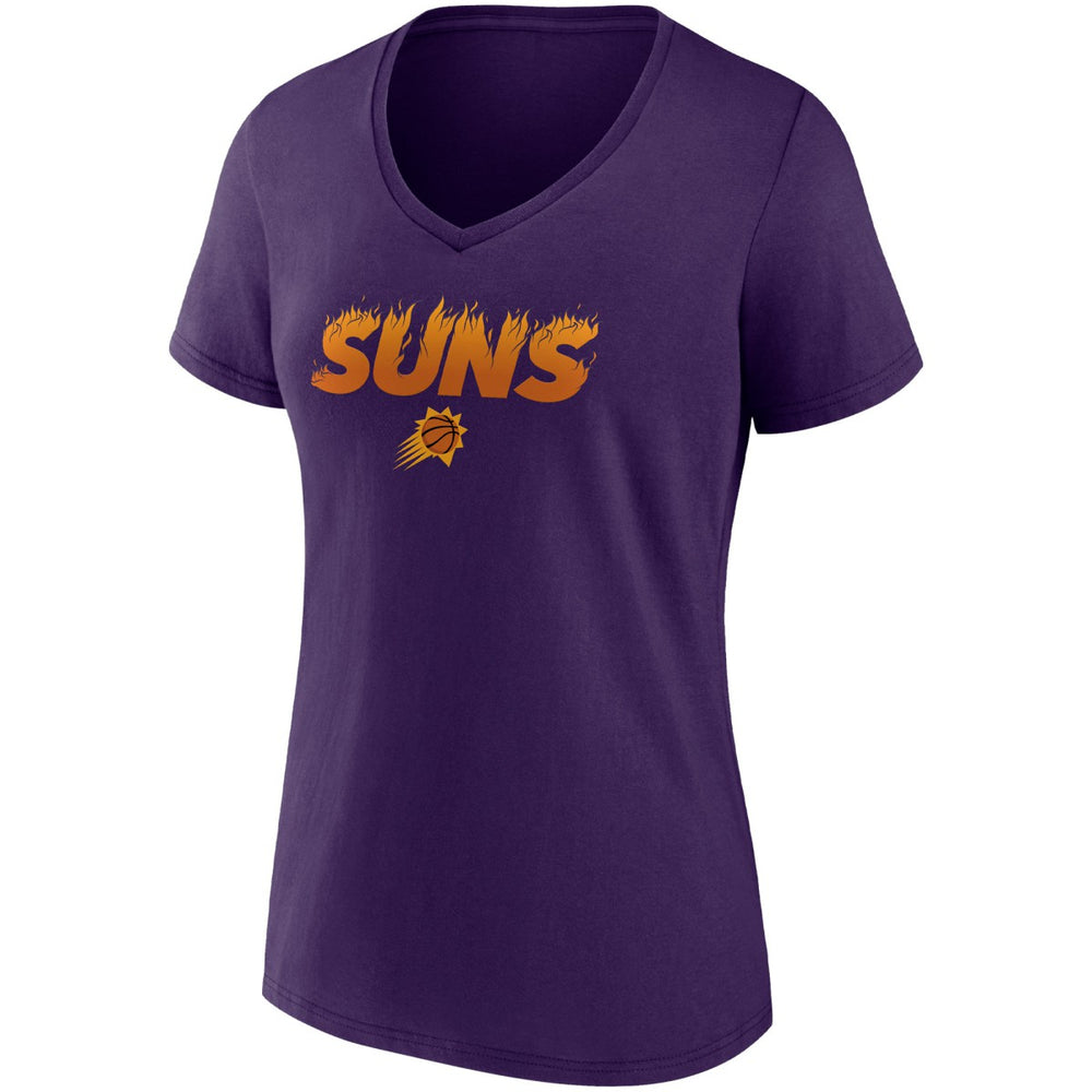 Fanatics - Phoenix Suns Women's Hometown Collection On Fire V-Neck T-Shirt - Purple